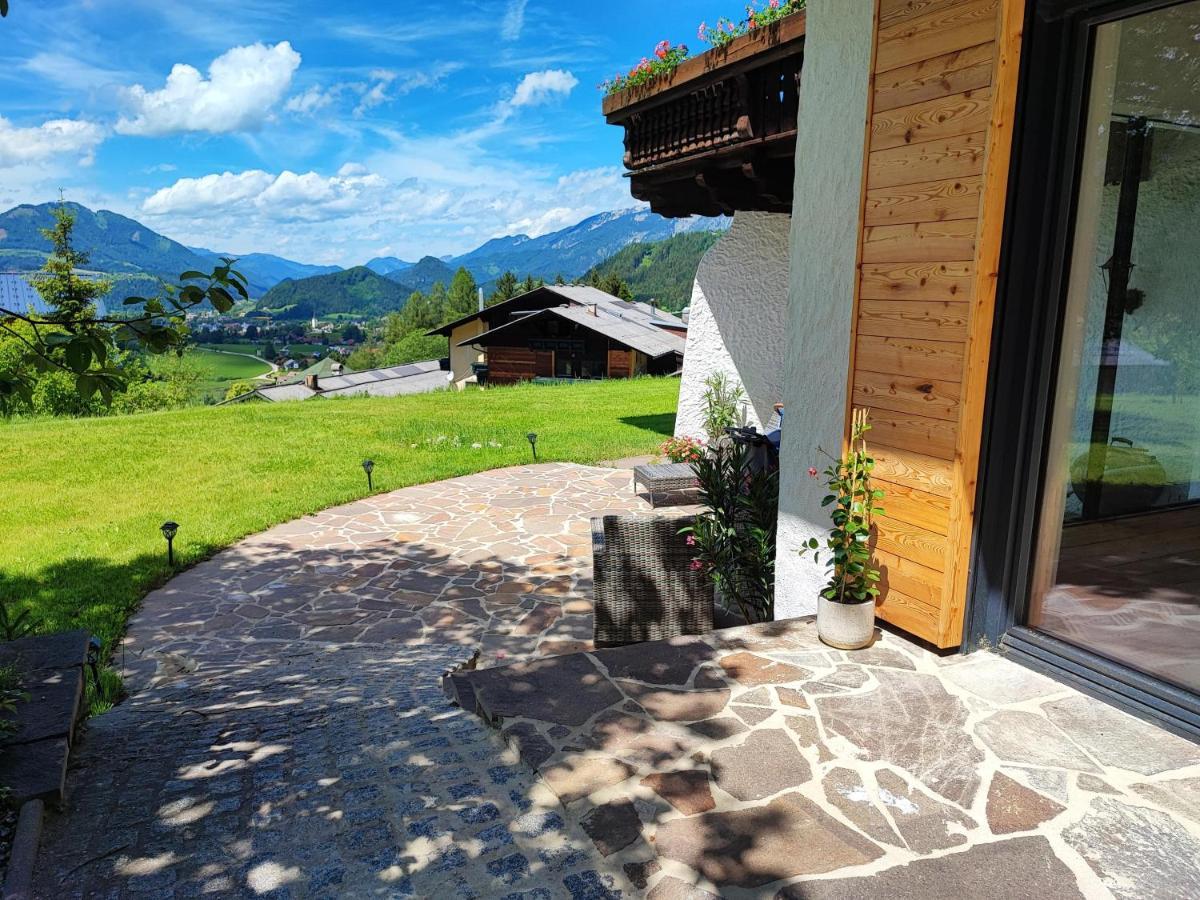 Villa Bischofsberg - Laerchen-Wellness Apartment Windischgarsten Buitenkant foto